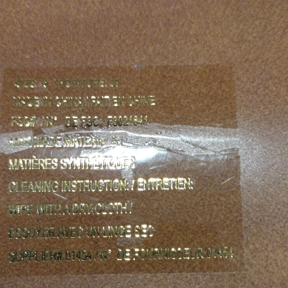 2 For 8 Dollars Sale Wood Beaded Tan Sandals - Picture 4 of 8